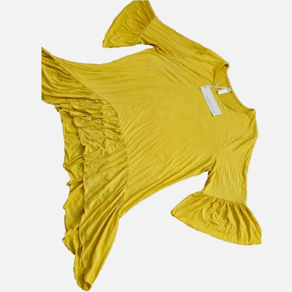 NWT Yellow Bell Sleeve Tunic